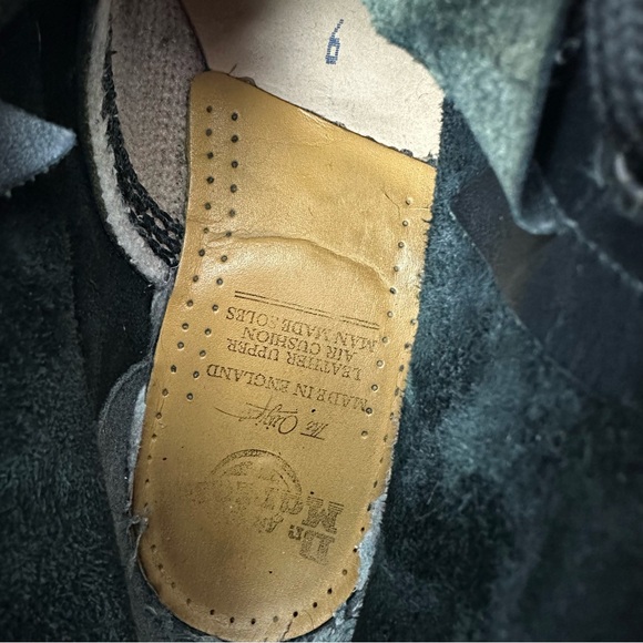 Dr. Doc Martens 1460 Made in England Black Leather Lace Up Boots - Picture 14 of 14